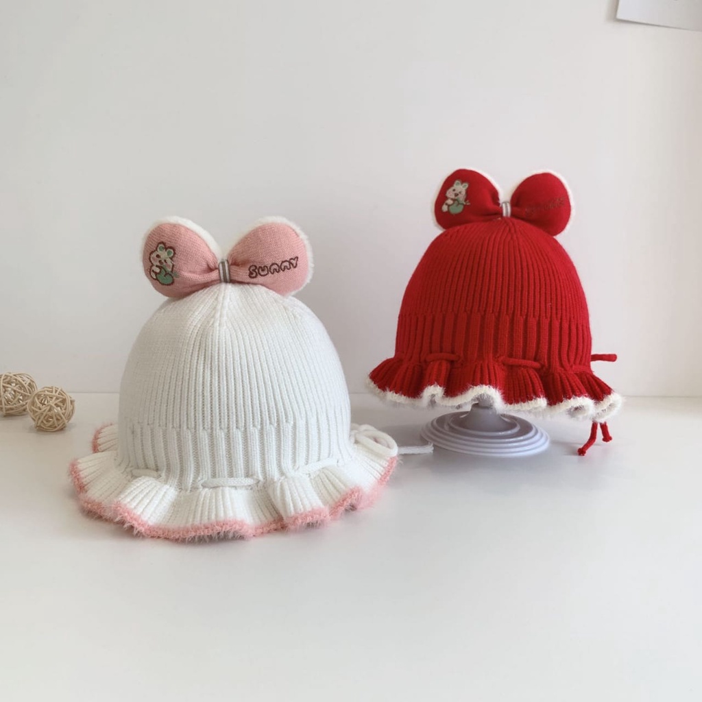 Topi Rajut Bayi / Kupluk Rajut Bayi Newborn / Topi Rajut Anak Laki Laki / Topi Bayi  Perempuan / Topi Bayi Baru Lahir / Topi Bayi Import