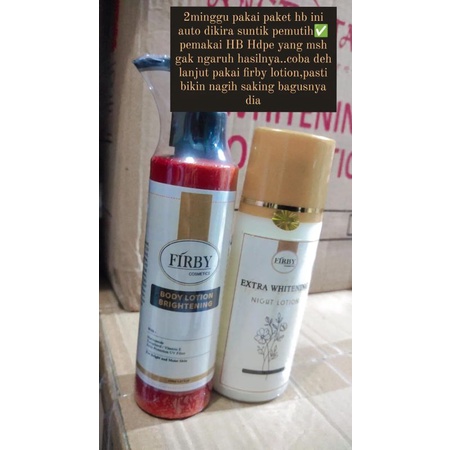 Hb Pemutih badan Firby Day / Night memutihkan 10x lebih cepat