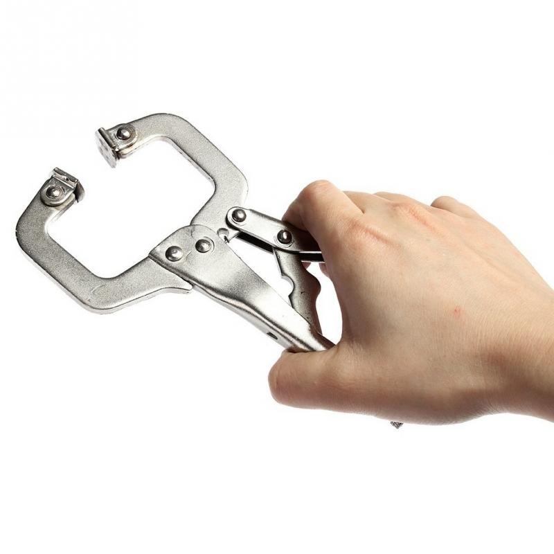 Tang Penjepit Vise Grip Welding Mouth C Clamp 5 Inch - A161 - Silver