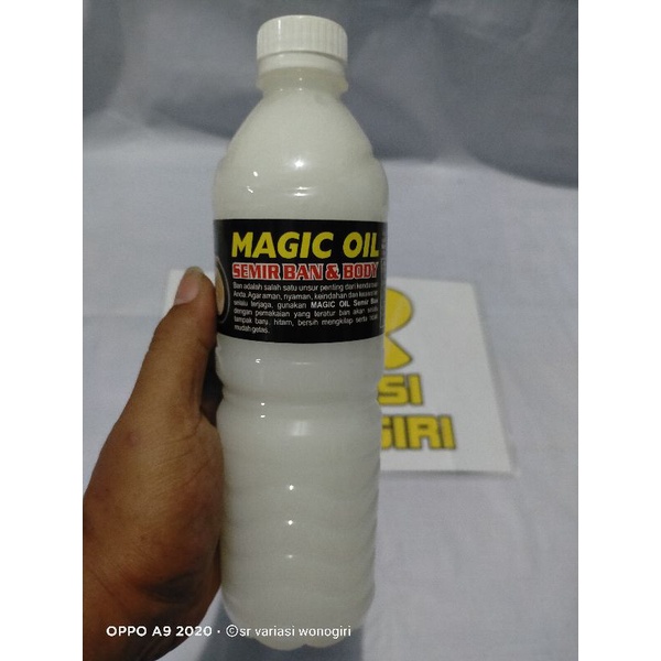 magic oil semir ban penghitam body dan dashboard