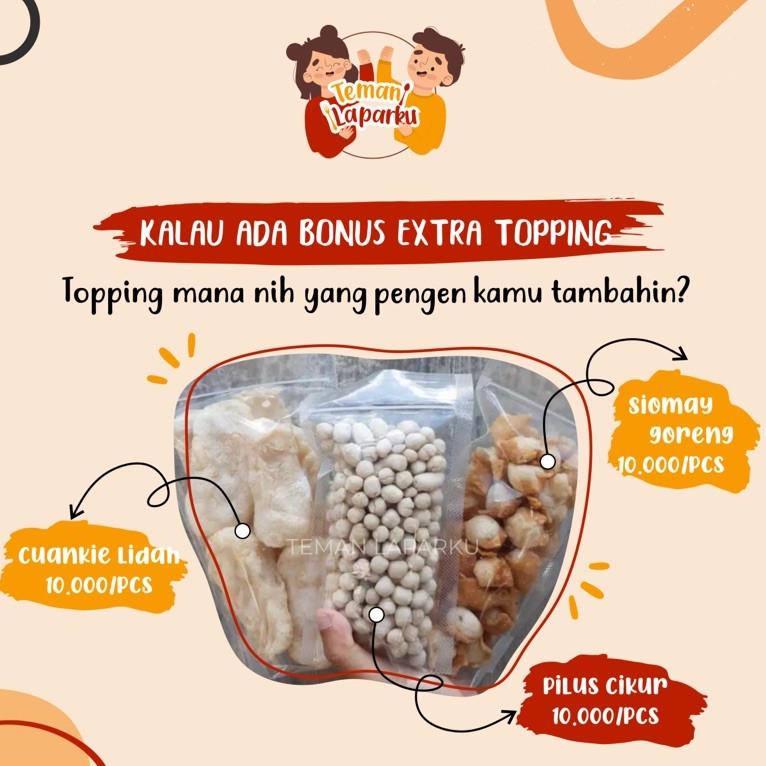 

₦ CUANKI LIDAH PILUS CIKUR SIOMAY GORENG topping baso aci ☠