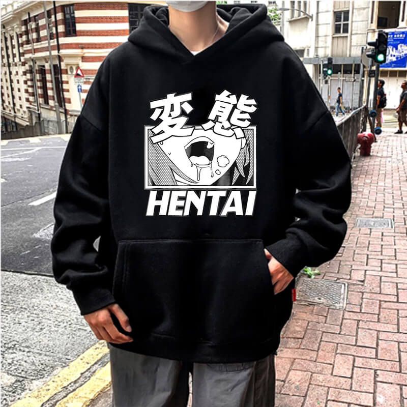 Hoodie Anime Ahegao Hentai kartun Termurah | Hoodie jaket streetwear pria/wanita keren