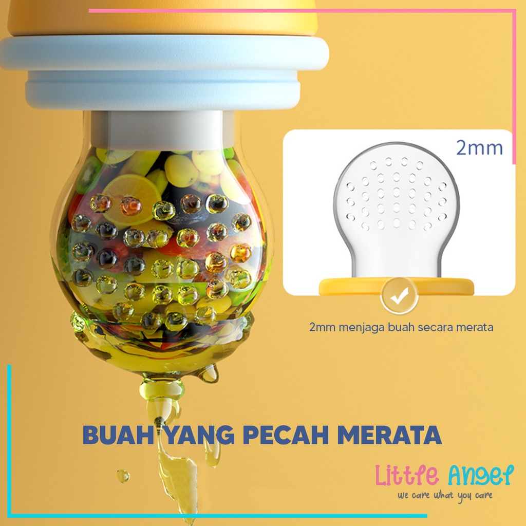 DOT BUAH EMPENG BAYI MPASI Multifungsi Mainan Gigitan Anak Bayi Baby Fruit Feeder Rattle Pacifier Original BPA FREE PREMIUM