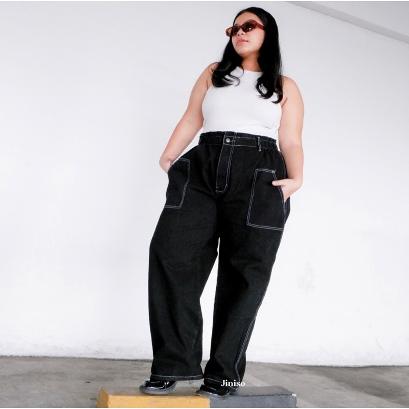 Jiniso baggy mom jeans curvy