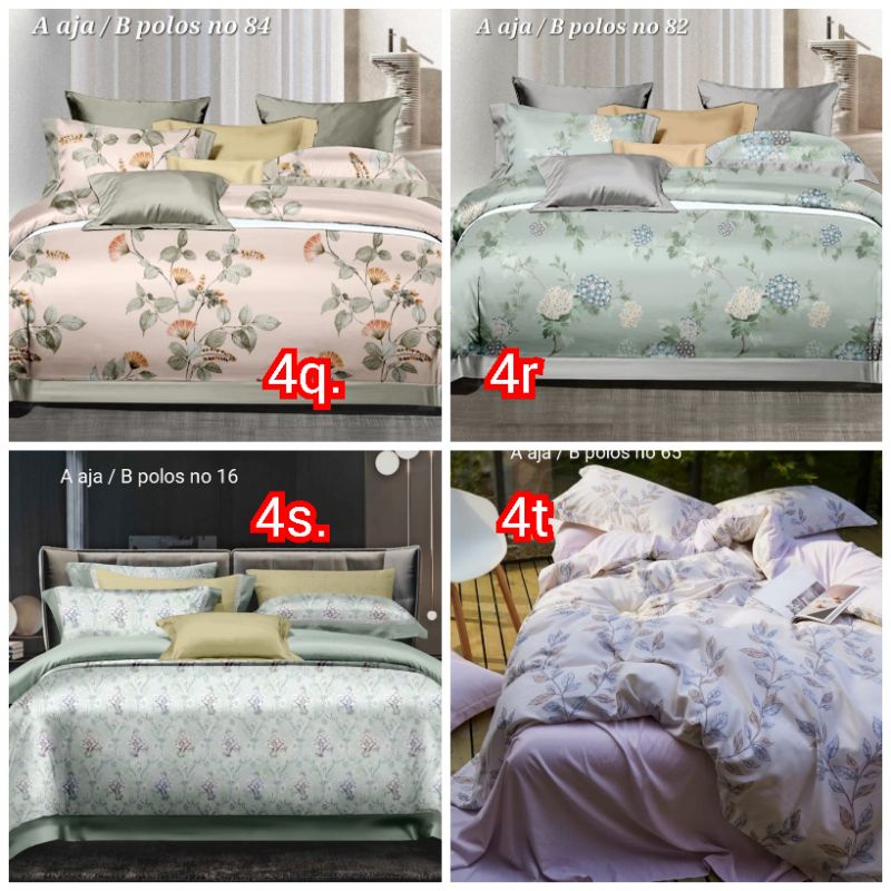 (4)BYAK MOTIF!SPREI SUTRA ORGANIK SERAT BAMBOO SUTRA ASLI ORGINAL