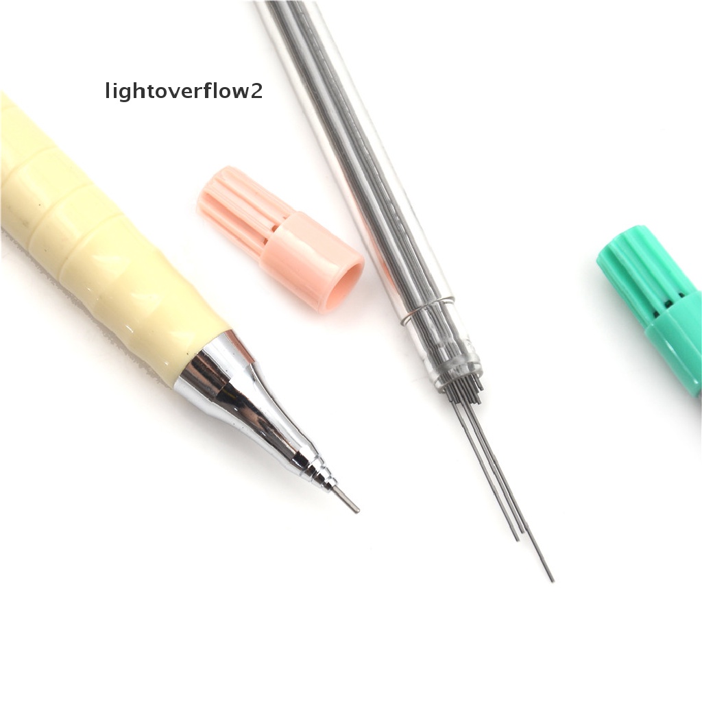 (lightoverflow2) 1 Set Pensil Mekanik 0.3mm + Isi Pensil Untuk Menulis / Menggambar