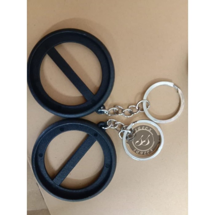 Bahan Baku Pin Gantungan Kunci 2 Sisi ( 45 MM )