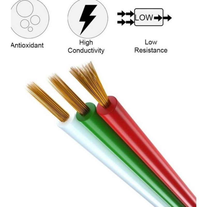 kabel rgb 3 pin harga permeter  strib rgb dll