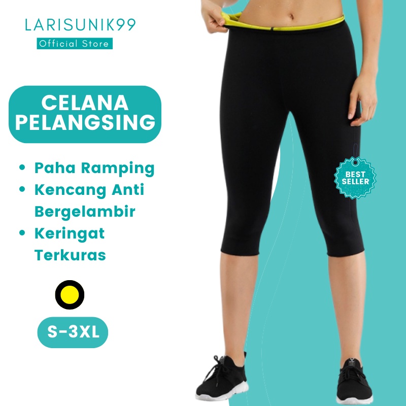 Celana Pembakar Lemak Pelangsing Tubuh Celana Wanita Hot Shaper Pant Korset Penghancur Lemak