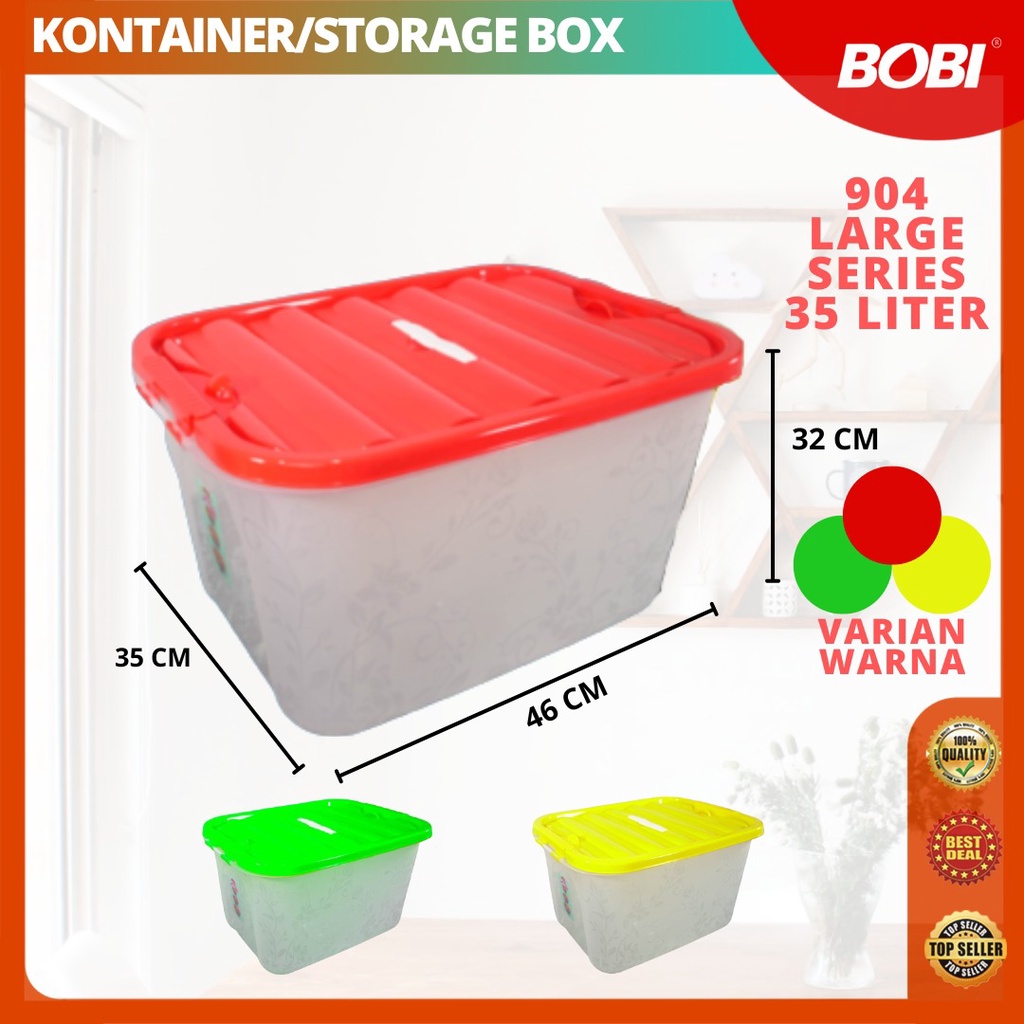 Container Box Kode 904 Small - Kotak Penyimpanan Serbaguna - Box Container  - RANDOM Warna
