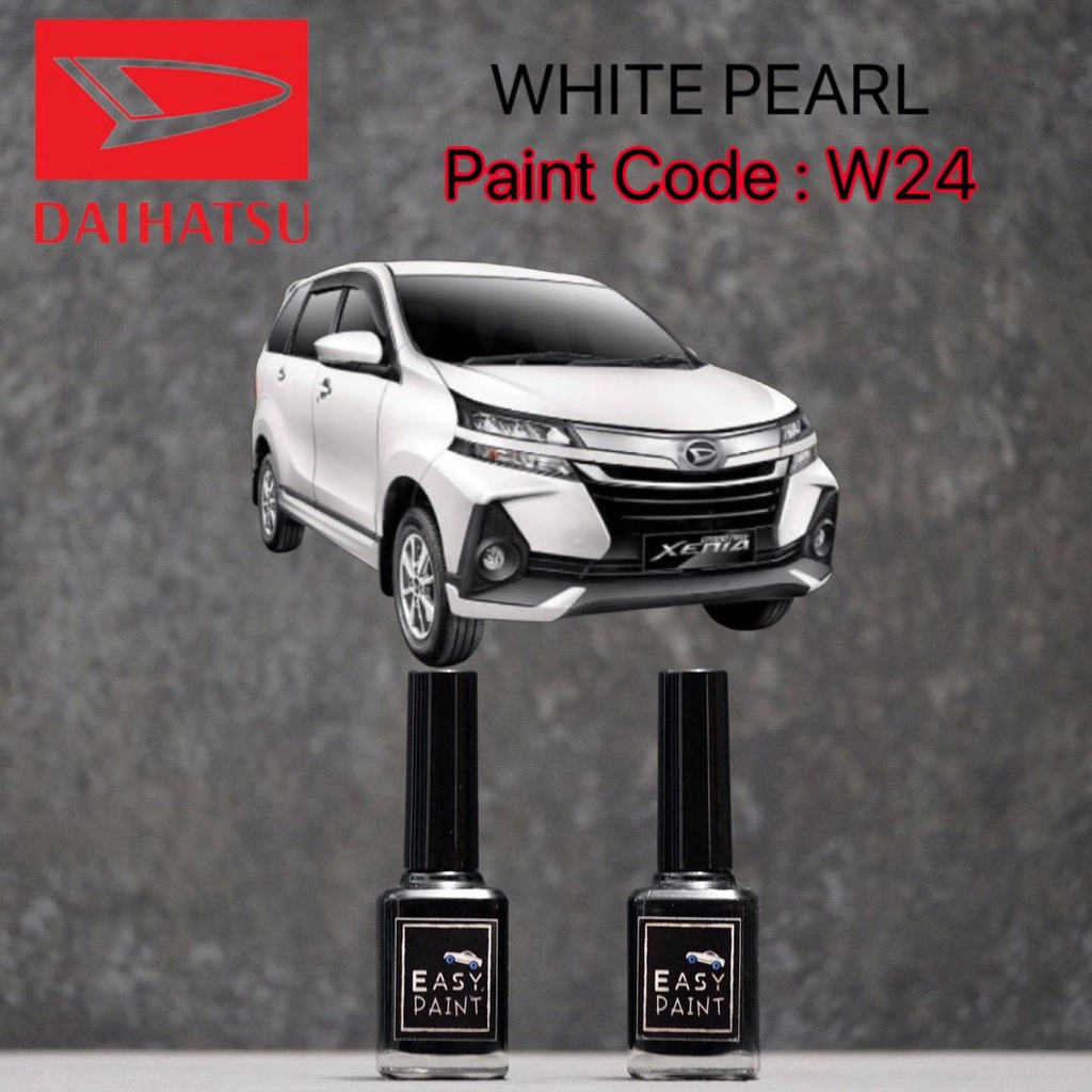 Cat Oles Mobil White Pearl Metalic W24 Daihatsu Xenia Putih Mutiara