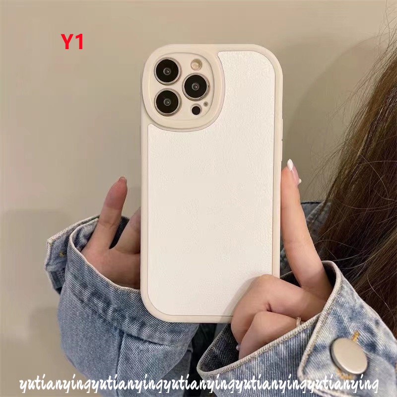 Soft Case Bahan Kulit Tahan Debu Shockproof Untuk iPhone 7 8 14 Plus 11 14 12 13 Pro MAX 6 6s XR X XS MAX SE 2020