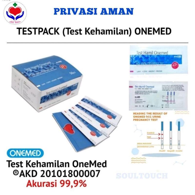 Tes Kehamilan Onemed per Strip Tespek / Test Hamil / Test Pack