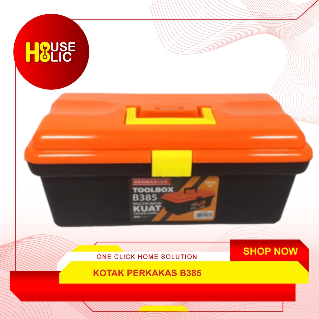 KENMASTER Toolbox B 385 / Tool Box B385 / Kotak Tempat Alat Perkakas