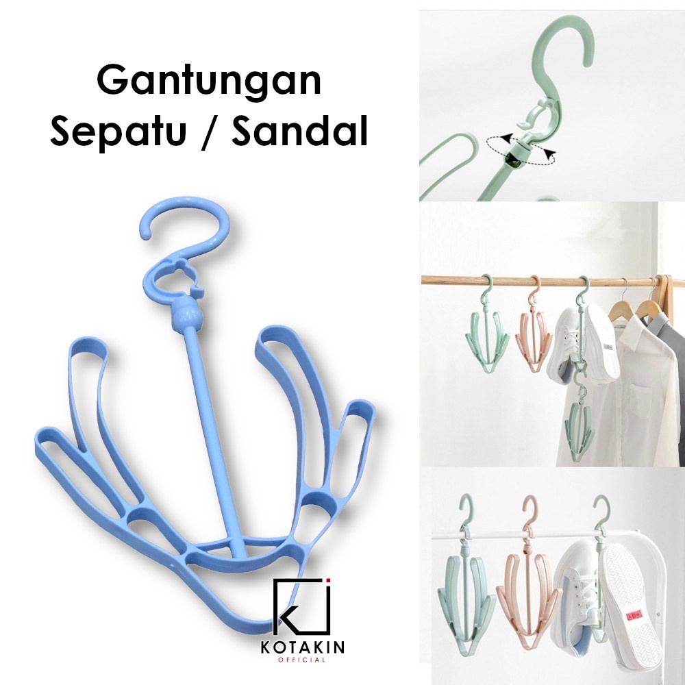 Hanger Sepatu Sandal / Gantungan Jemuran Sepatu Sendal / Shoes Hanger