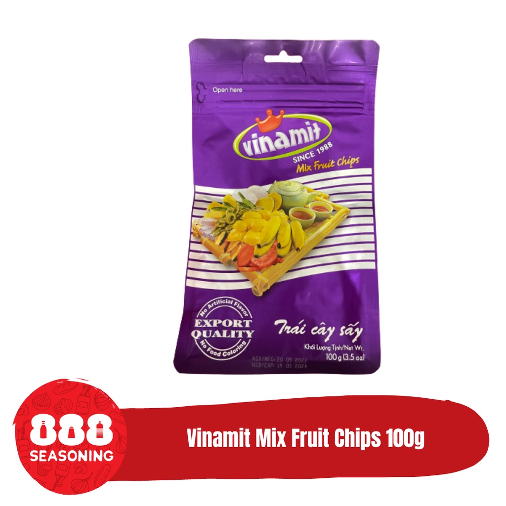 

VINAMIT MIX FRUIT CHIPS/ DRIED FRUIT 100g