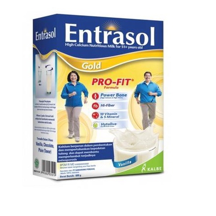 

[ COD ] Entrasol Gold Vanilla 600gr