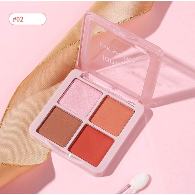 EYESHADOW LAMEILA 4 WARNA KOMBINASI GLITER