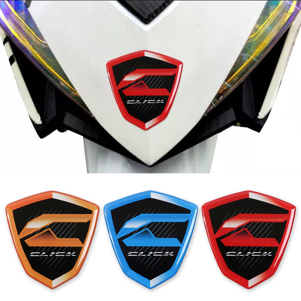 Click125i 150i Emblem Lencana Lencana Logo Stiker Kepala Sepeda Motor Fairing Dekorasi Aksesoris Modifikasi Untuk Honda