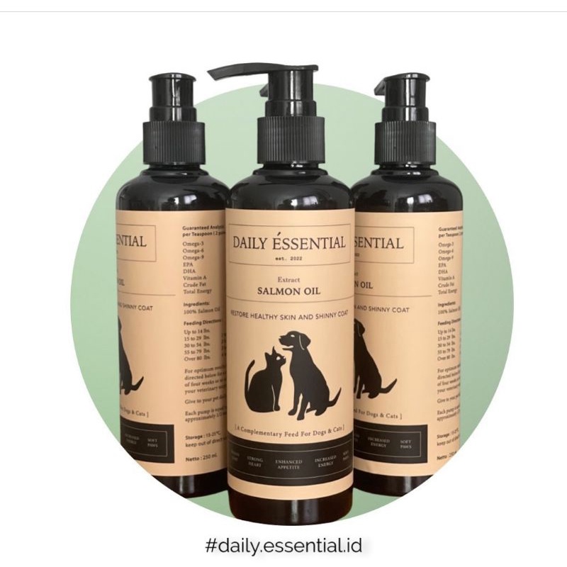 Daily Essential Salmon Oil Minyak Ikan 100% Murni