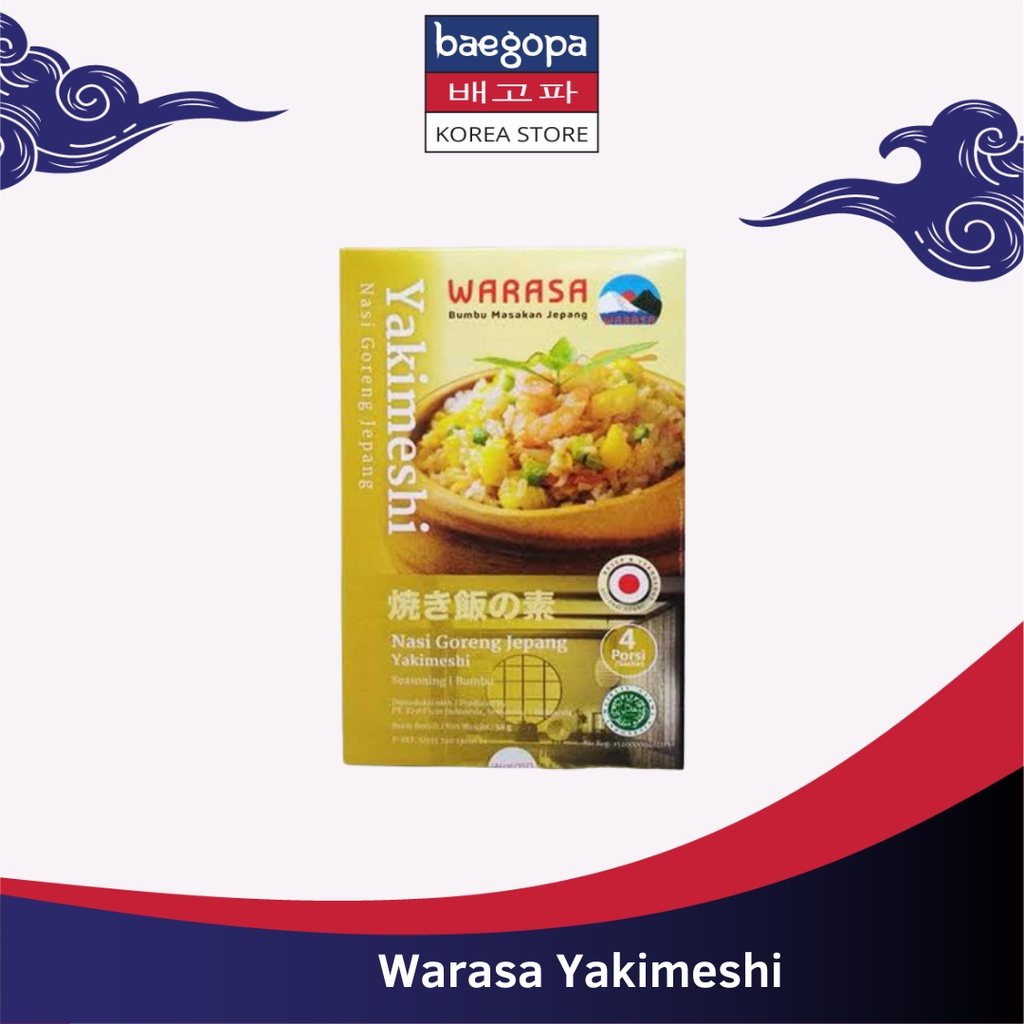 

WARASA Yakimeshi Bumbu 48 g Halal | Bumbu Nasi Goreng Ala Jepang