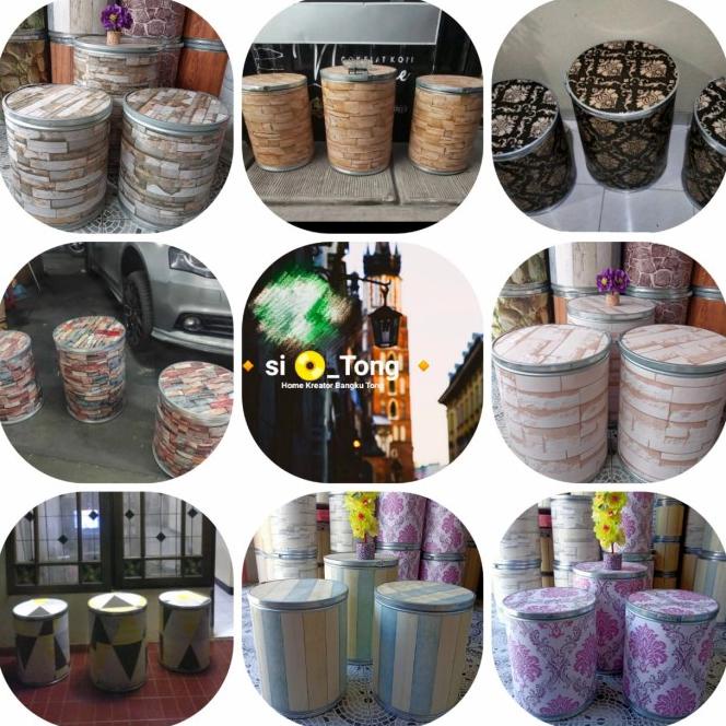 Paket 1 Set Kursi Teras Kursi Cafe Kursi Tong Stool Tong Bangku Cafe