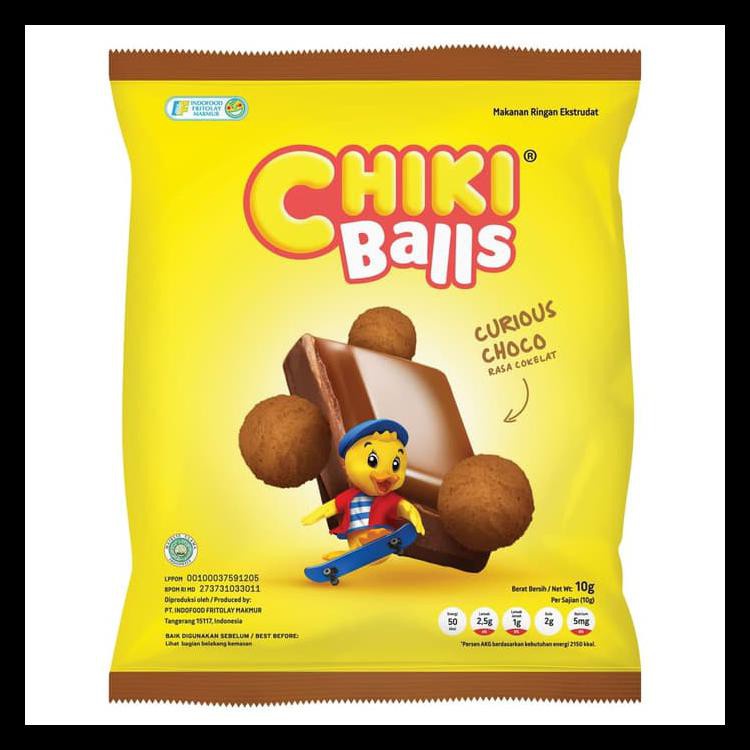 

CHIKI BALLS SNACK BISKUIT WAFER RASA COKELAT CHIKI BALL