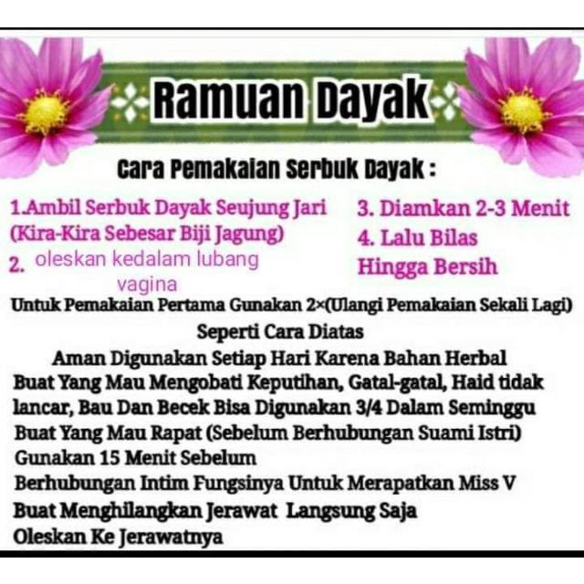 1PCS-RAMUAN DAYAK ORIGINAL HERBAL/RAMUAN BUJANG DAYAK KALIMANTAN