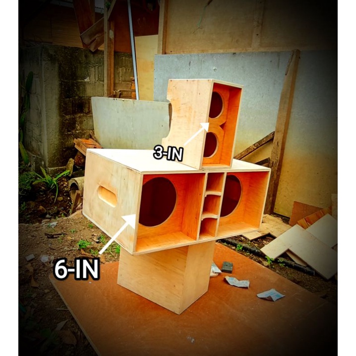 1 set bok speaker subwoofer 6in double+line array 3in double