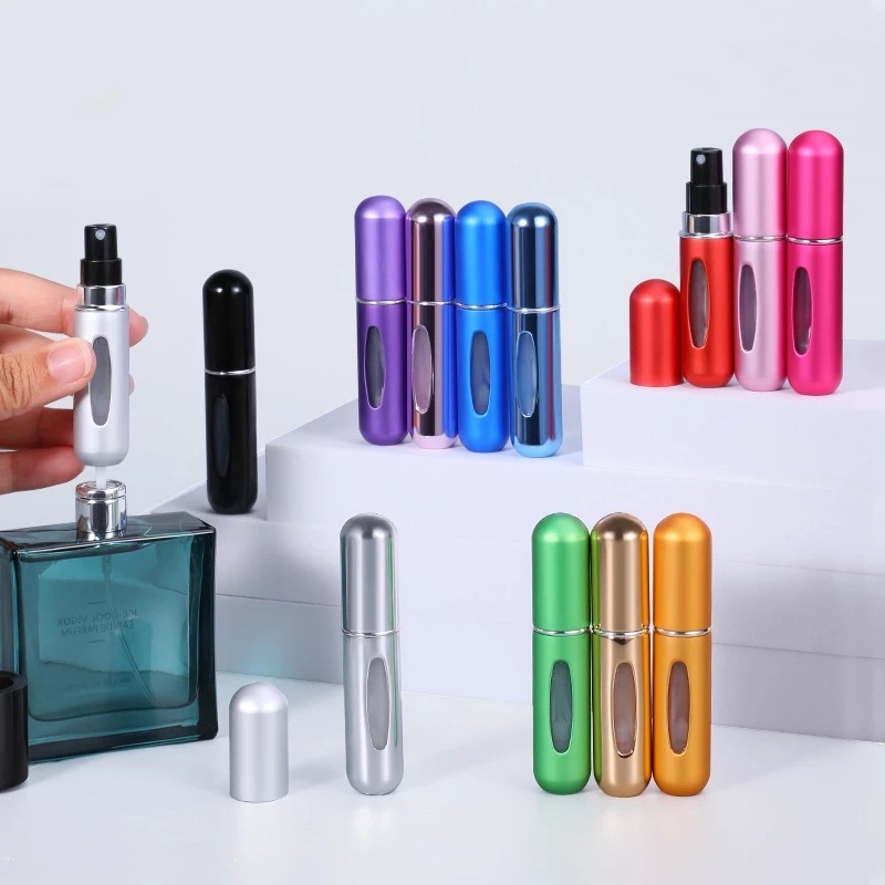 botol isi ulang parfum ukuran 5 ML wadah minyak wangi portable mini travel pack