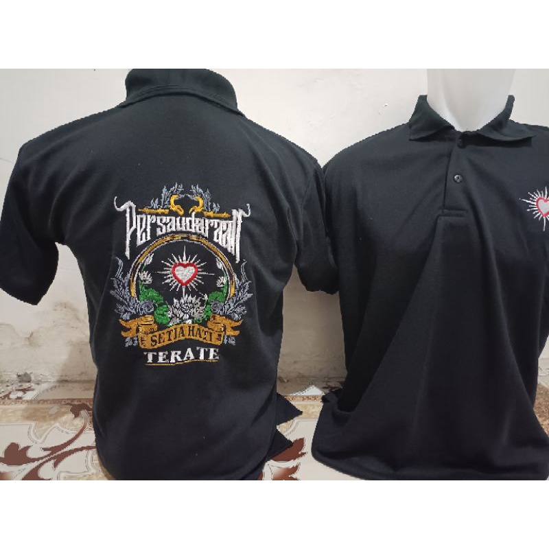 kaos polo psht bordir TERBARU-KAOS PSHT KERAH POLO MOTIF KELUARGA BESAR-KAOS SH TERATE-Baju Kaos PSH