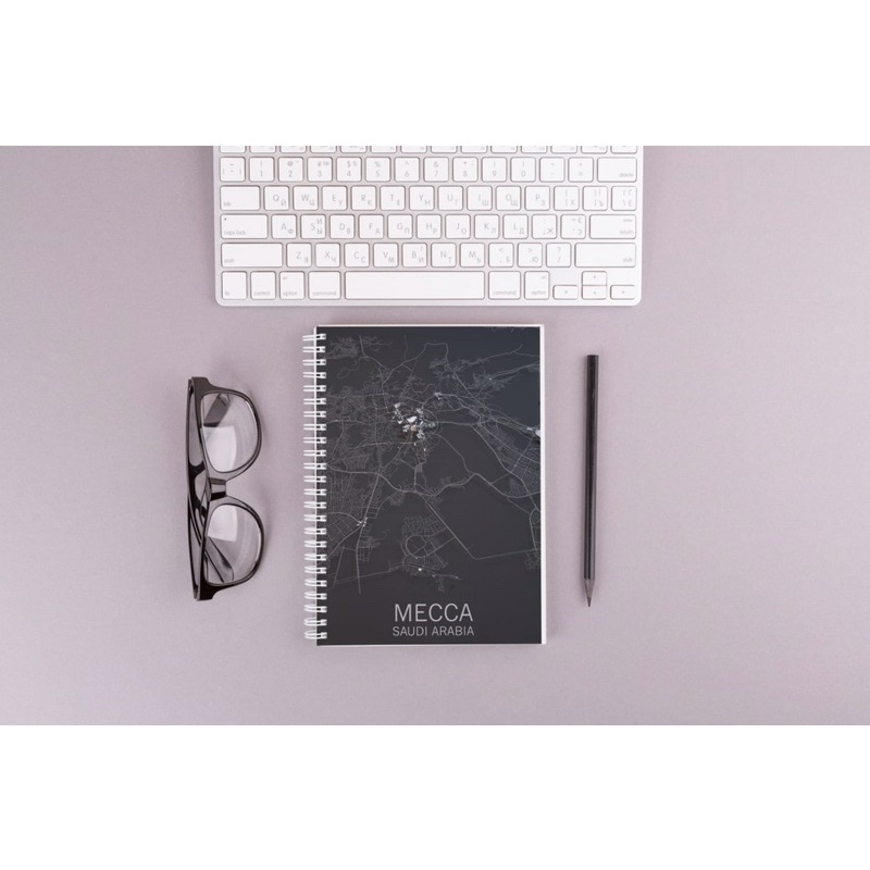

Notebook Diary Mekkah/Ka'bah Series A5 Lucu Estetik Simpel