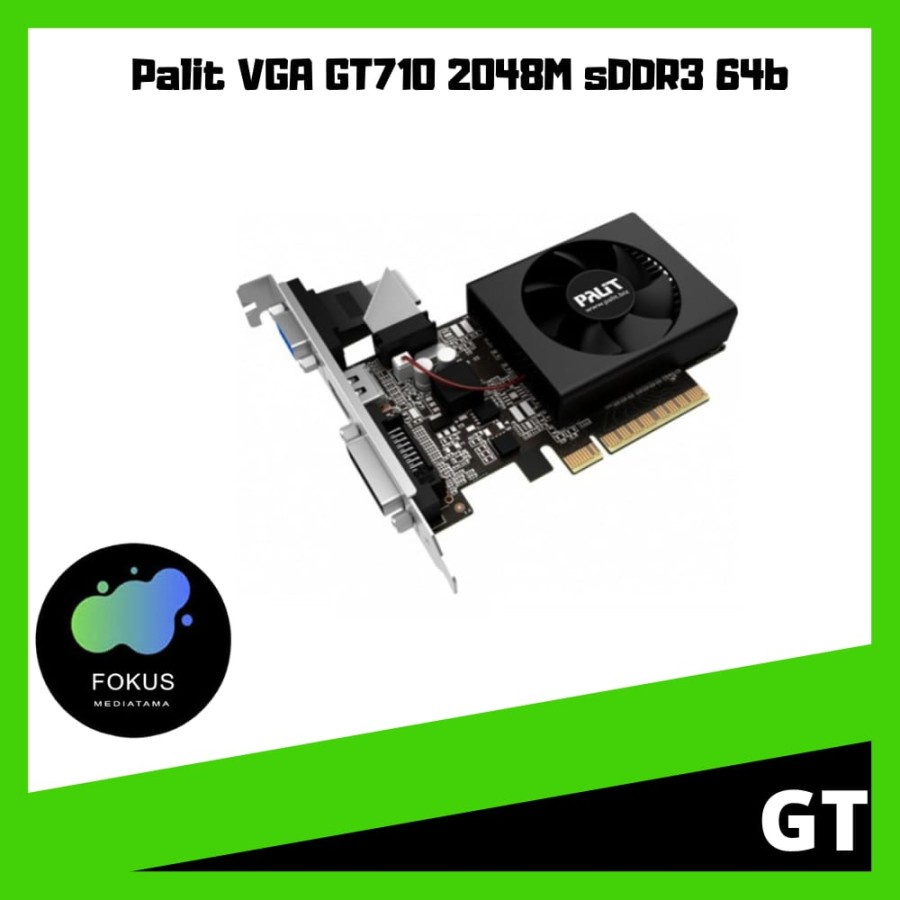 VGA Palit Geforce GT710 2GB - GT 710 2 GB GDDR3