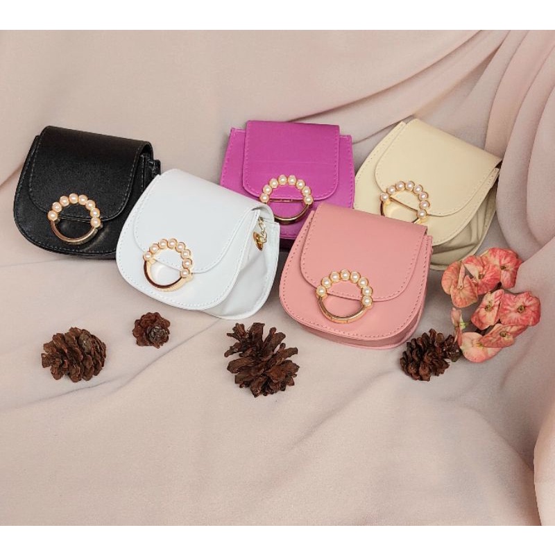 NEW DEALS Tas Selempang Mini Baby Pearl/Tas Mini/Tas Mini Pearl