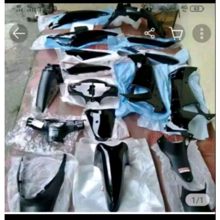 fullset body motor Honda Supra x 125 2005-2006