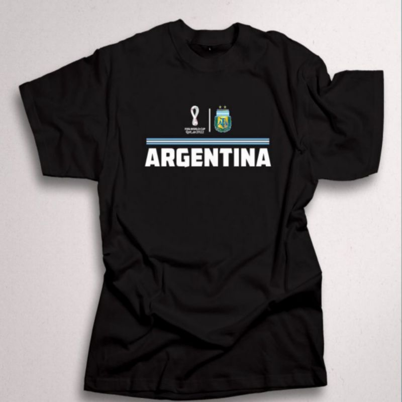 R.S.C Baju T-shirt Kaos ARGENTINA/kaos NEGARA ARGENTINA/Qatar 2022