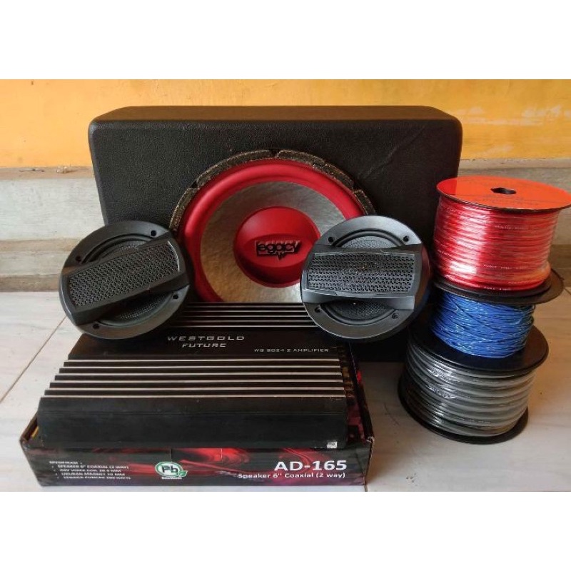 sepaket audio mobil komplit