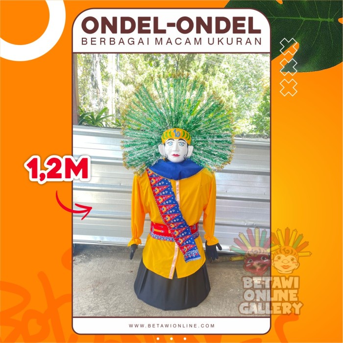 Bordir Ondel-Ondel 1,2 Meter