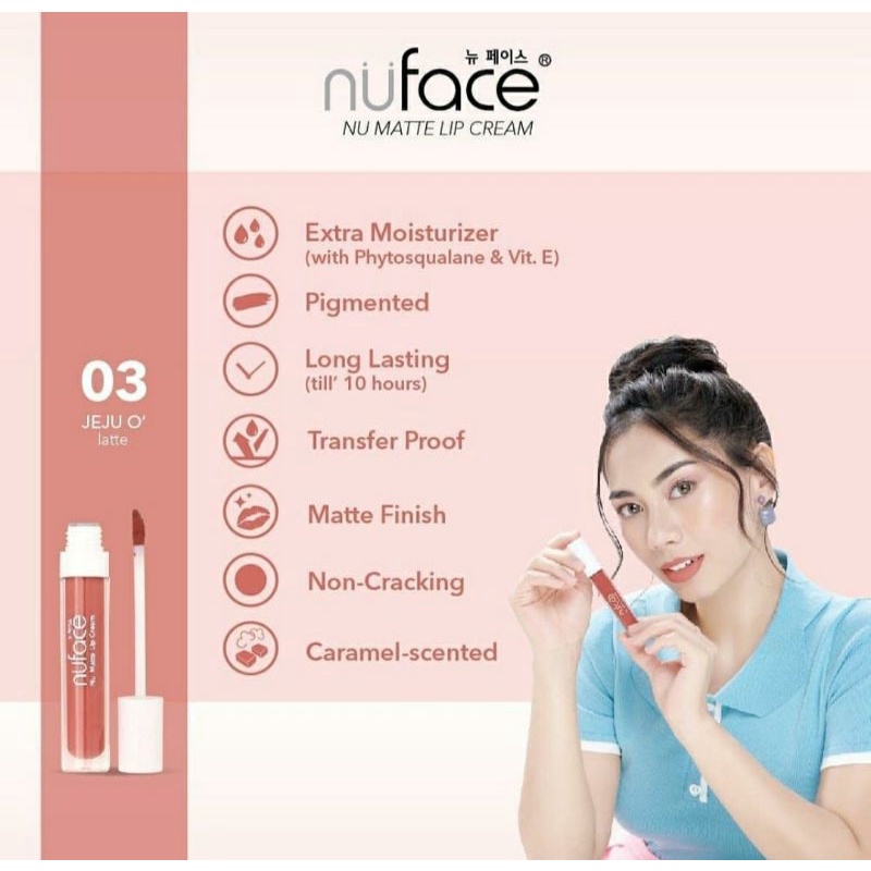 NUFACE NU MATTE LIP CREAM 4GR