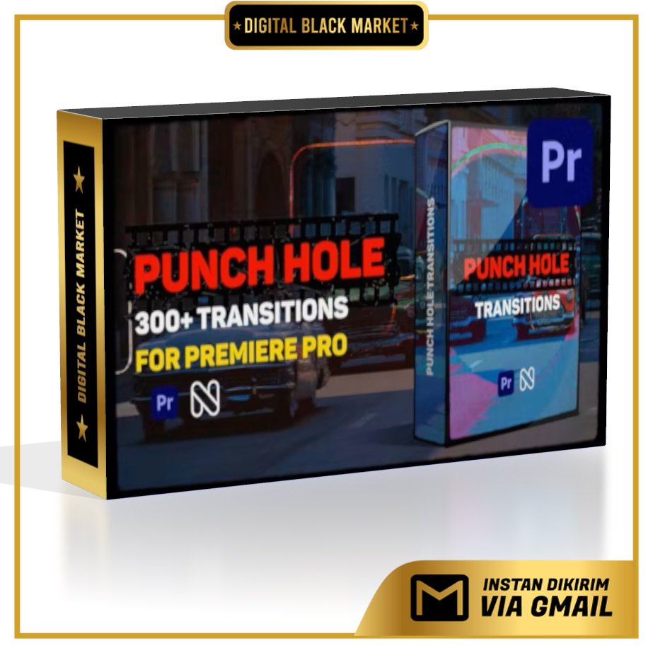 Animation Studio Punch Hole Transitions - Premiere Pro Extension