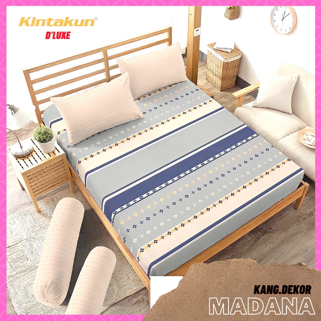 SPREI KINTAKUN DLUXE MOTIF MADANA 160x200 NO 2 QUEEN SEPREI CANTIK MURAH MOTIF TERBARU SEPRAI KAMAR TIDUR D’LUXE SEPREI AESTHETIC D LUXE KINTAKUN SEPRAI CANTIK SEPRE DLUXE PROMO ANTI LUNTUR MOTIF PLUS SARUNG BANTAL SPREI DEWASA ALAS KASUR SPREI ADEM