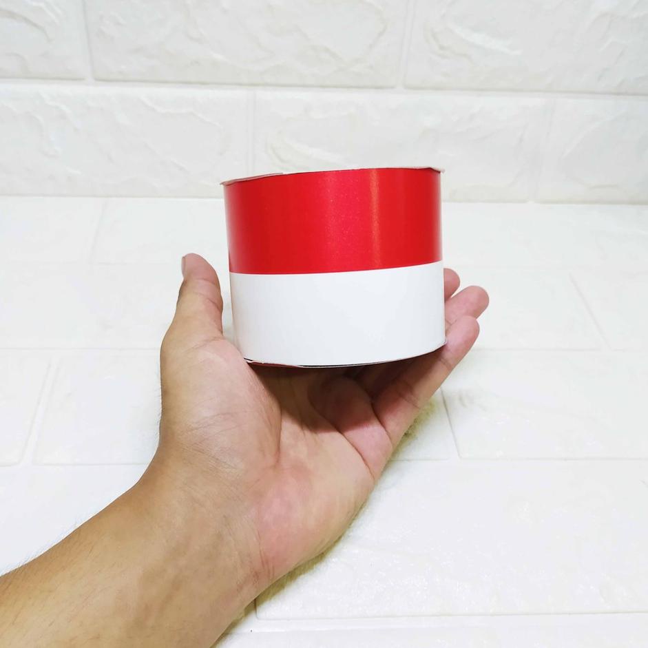 

Hadir Hebat Pita Kado Jepang Merah Putih 3 inch ( 7 cm ) - Pita Bahan Dekorasi