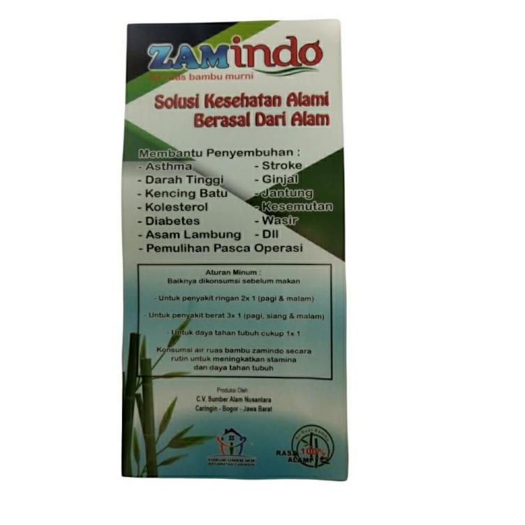 

Promo.. Zamindo Air Ruas Bambu Murni - Garansi Uang Kembali VJP