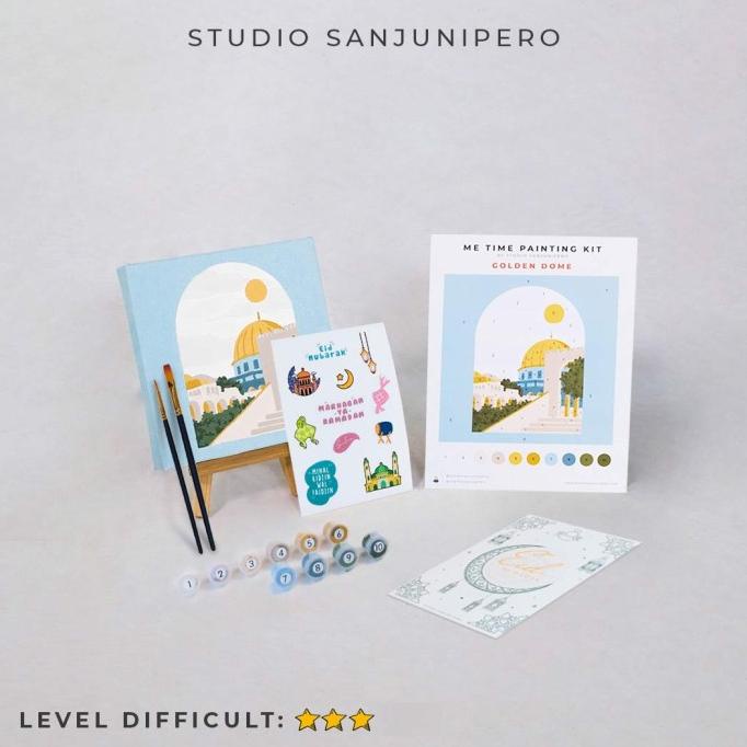 

Golden Dome Painting Kit By Number Studio Sanjunipero