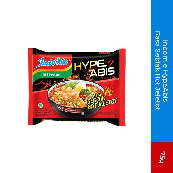 

SALE Indomie HypeAbis Rasa Seblak Hot Jeletot 75gr