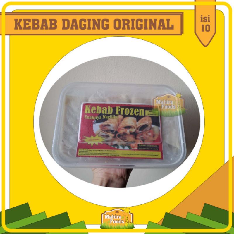 

Kebab Daging Frozen / Kebab Frozen Original Mini Isi 10