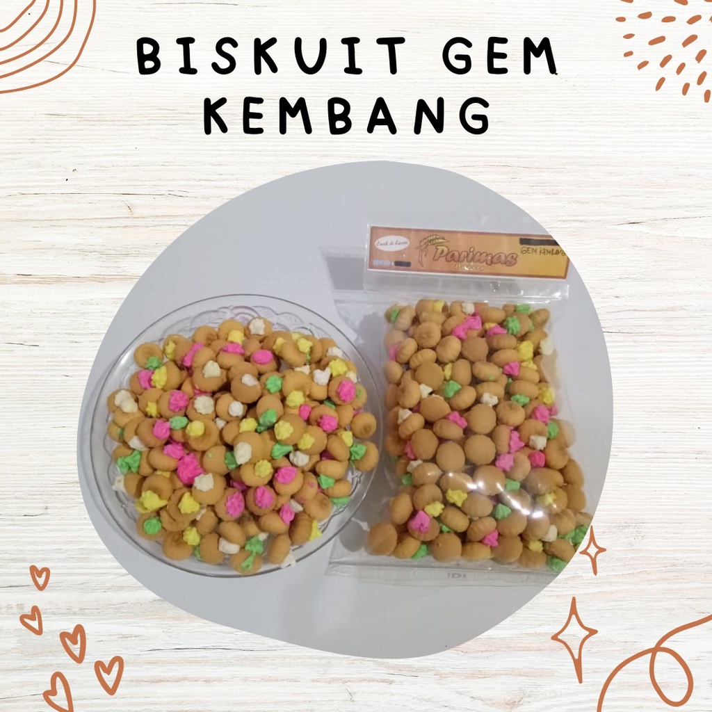 

Biskuit Gem kembang 250gr