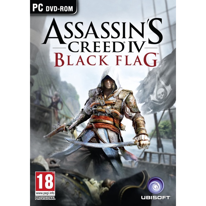 DVD Kaset Game PC LAPTOP Assasins Creed IV Black Flag INCLUDED DLC