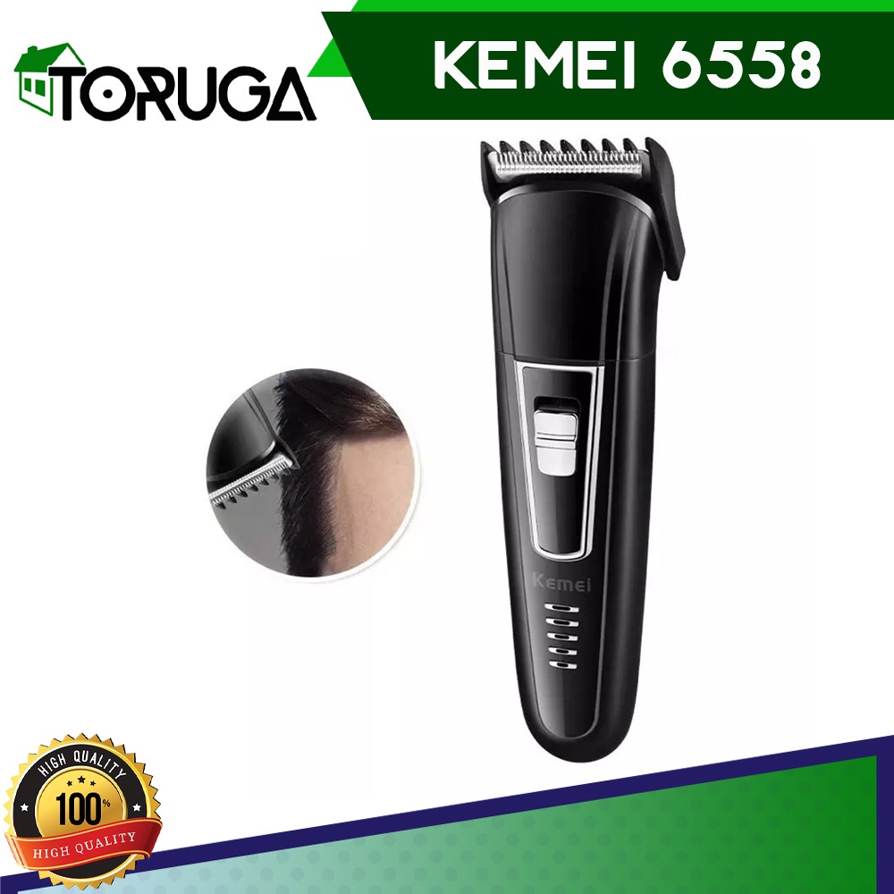 Kemei Hair Clipper KM 6558 alat cukur rambut kumis multifungsi 3 in 1