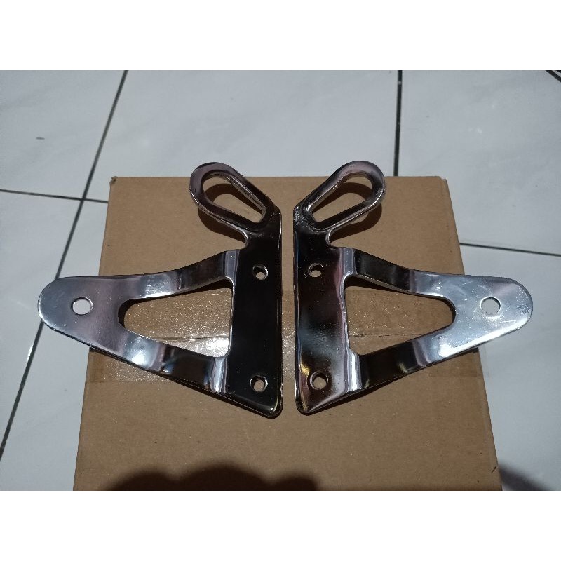 kuping lampu bulat ninja viktor Thailand ss r sepasang kiri kanan original kawasaki breket dudukan k